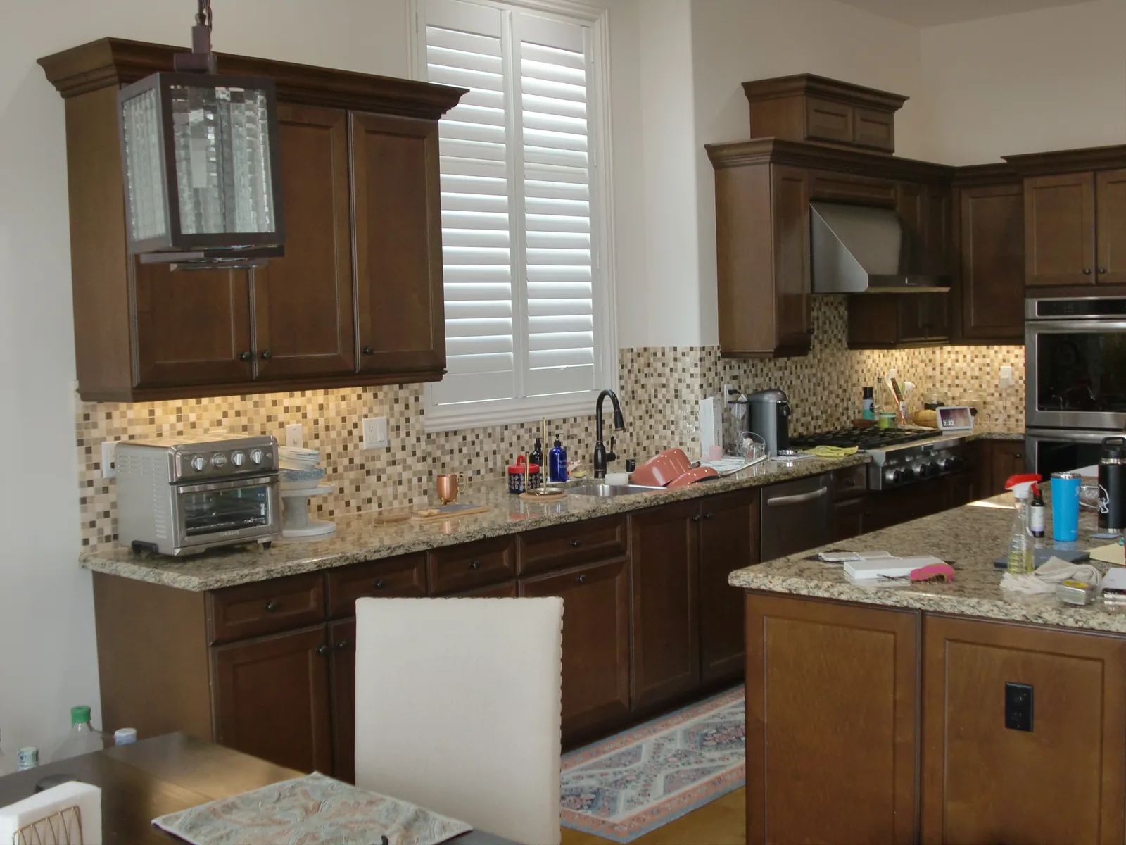 Kitchen cabinets before refinishing